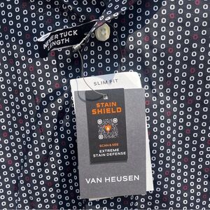 VAN HEUSEN No Tuck Dress Shirt XXL